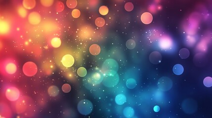 Neon gradient colors in a smooth holographic blur effect.