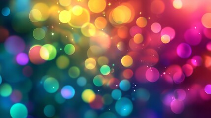 Fototapeta premium Neon gradient colors in a smooth holographic blur effect.