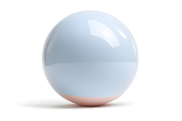 Color glass ball, isolated on a white background