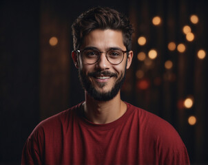 AI-generated image of a young man, highlighting confidence, style, and youthful energy. The scene captures individuality and a modern lifestyle in a natural or urban environment.

