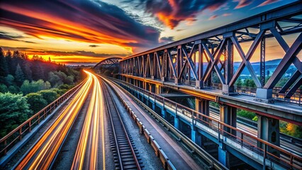 Long Exposure: Massive 300m+ Trestle Bridge Construction Over Railway & Highway
