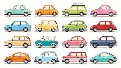 seamless pattern with cars