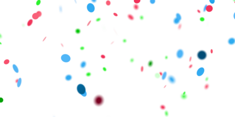confetti particles floating luxury happy success PNG