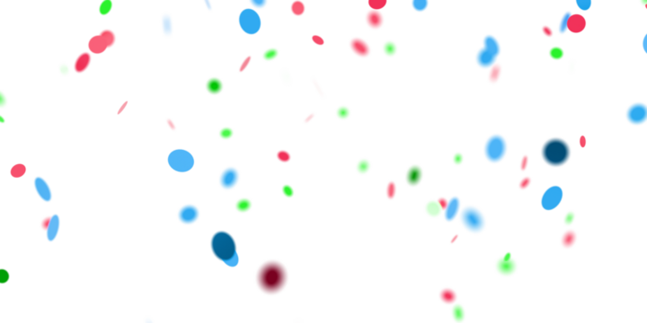 confetti particles floating luxury happy success PNG