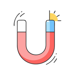 lead magnet icon, lead magnet vector illustration-simple illustration of lead magnet, perfect for lead magnet logos and icons