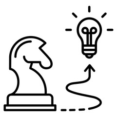 Innovation strategy icon