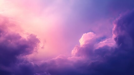 Obraz premium Purple Clouds in the Sky