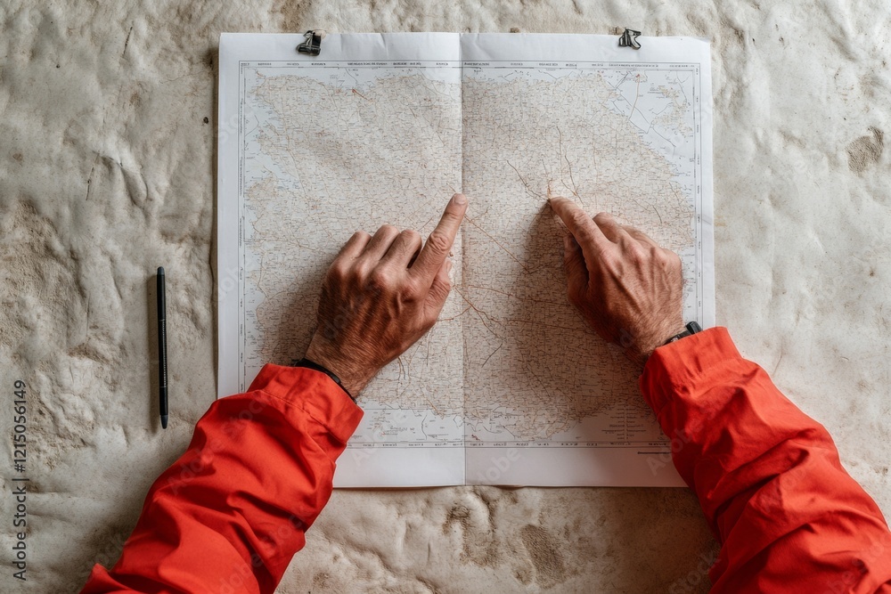 Poster crisis coordination hub middle eastern leader guides rescue teams with precision maps on textured te