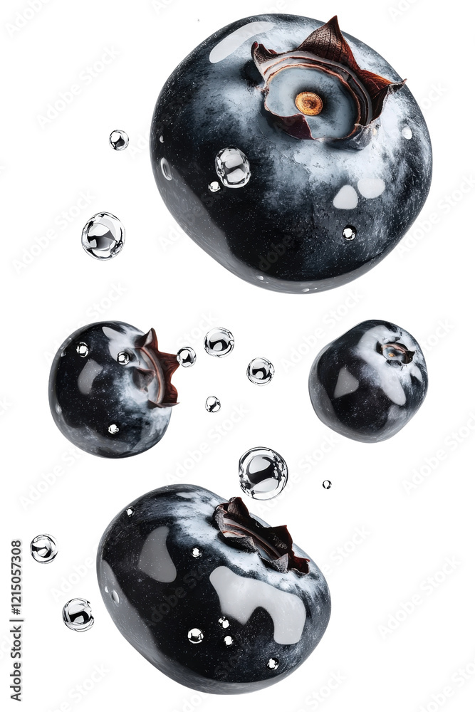 Poster black and white marble texture with numerous bubbles creating an abstract background design isolated