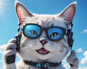 AI-generated image featuring various animals in their natural habitats, capturing the diversity and beauty of wildlife. The scene highlights nature, biodiversity, and the harmony of animal life.

