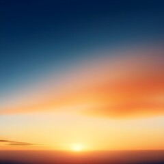 Obraz premium Serene Sunrise Over Calm Ocean with Vibrant Colorful Sky