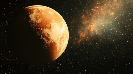 A breathtaking view of Earth from space,