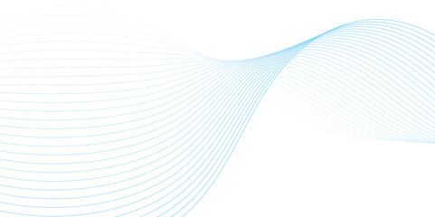 Abstract wave line for banner, wallpaper background with wave design.	

