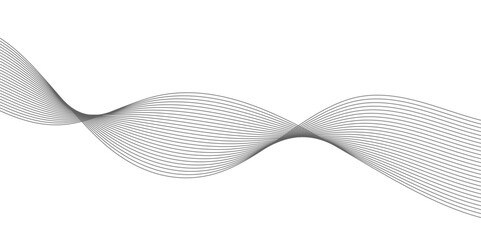 Fototapeta premium Abstract wave line for banner, wallpaper background with wave design. 