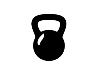 Isolated Kettlebell Icon
