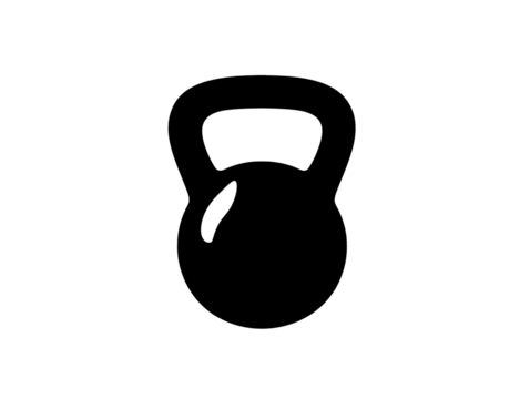 Isolated Kettlebell Icon