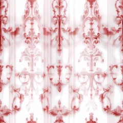 Luxurious seamless pattern showcasing intricate silk fabric design with elegant motifs in a refined color palette