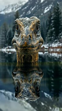 Jurassic marvel: video of dinosaur, presenting its striking anatomy, ancient behaviors, captivating story of creatures that once ruled Earth in bygone era.