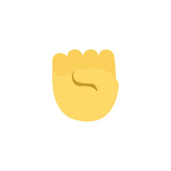 fist people emoji hand vector illustration