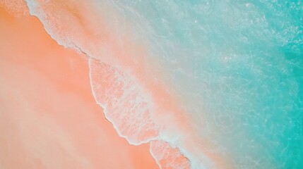 Tropical Beach with Soft Waves and Pastel Sunset Sky &ndash; Relaxing Coastal Landscape