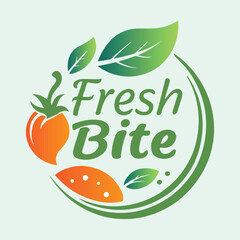 food logo food gradient logo