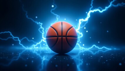 Electrifying basketball art
