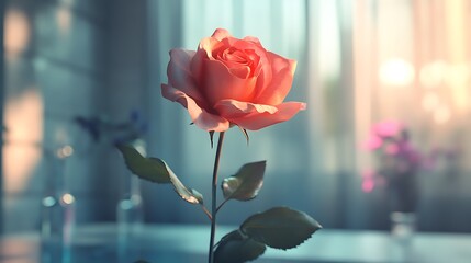 Beautiful flower with background