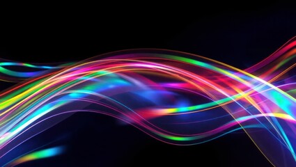 Vibrant abstract hologram background