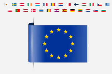 EU flag tag 1