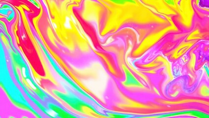 Trendy colorful Holographic abstract background