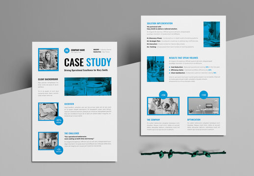 Case Study Template Layout