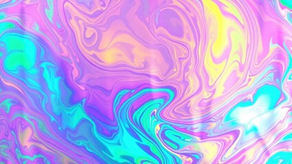 Trendy colorful Holographic abstract background