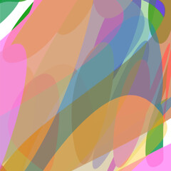 abstract background of colorful transparent pellets layered