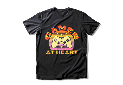 Epic Gamer Colorful Artwork Tshirt Design