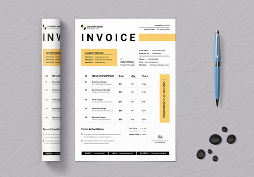 Invoice Template Layout