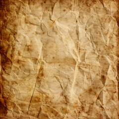 Vintage crumpled paper texture background