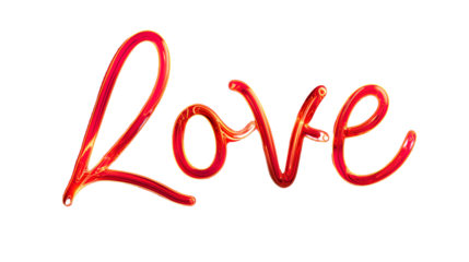'Love' Typography design valentine's day
