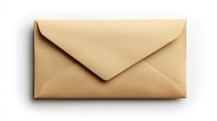 Cash-Stuffed Envelope. A Symbol of Wealth in Finance with Isolated White Background