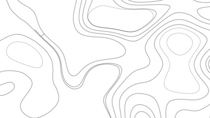 Topographic map contours in hilly or mountainous terrain, similar cartography illustration. Topography and geography map grid abstract backdrop.