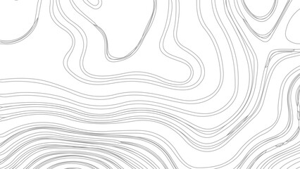 Topographic map contours in hilly or mountainous terrain, similar cartography illustration. Topography and geography map grid abstract backdrop.
