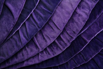 Luxurious Folds of Deep Purple Velvet Material for a Regal Background