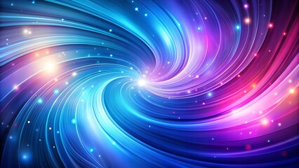 Obraz premium vibrant abstract background featuring swirling gradients of blue and purple with glowing highlights