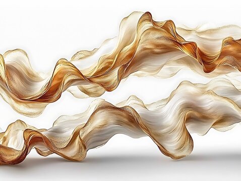 A smooth, flowing watercolor gradient from gold to ochre, creating a rich and warm contrast against a plain white background, evoking a sense of richness