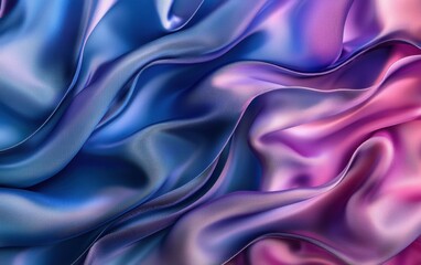 Obraz premium Smooth satin fabric folds with luxurious shine and depth