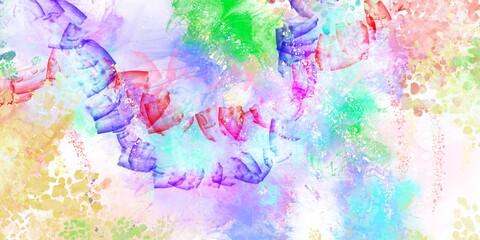 abstract watercolor background The white blue sky watercolor smoke cloudy sea beach pattern underwater image wallpaper background modern summer template offer page watercolor hand-painted background