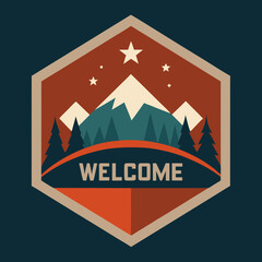 illustration of a welcome design