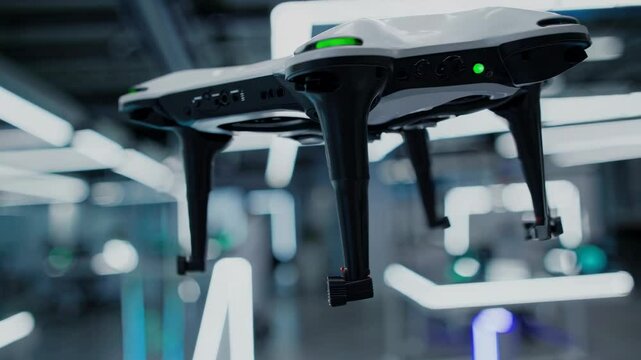 Cutting-edge research in a high-tech laboratory focused on innovation and technology development
