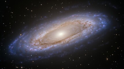 Beautiful Galactic Nebulas and Spiral Galaxies in Deep Space