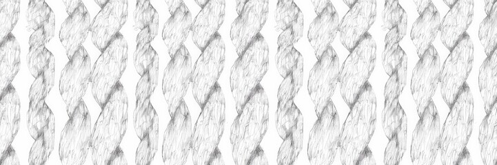 Seamless hand-drawn pencil pattern with crosshatch texture. Pencil lines on white background