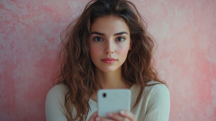 Young Woman Using Her Smartphone